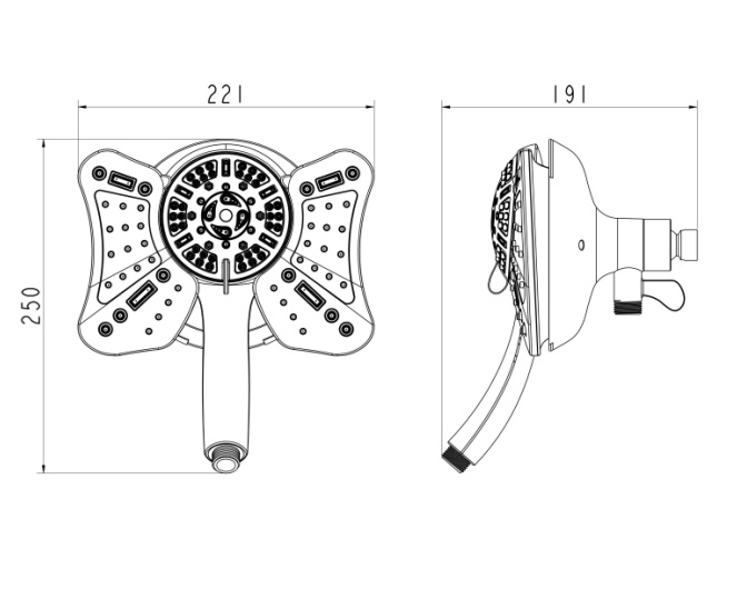 Two In One Shower Head